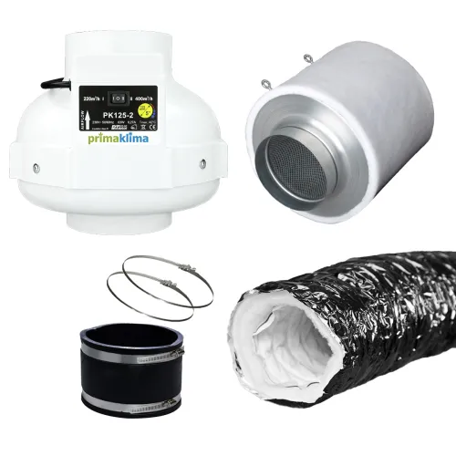 Grow Abluft Set Mini silent 125mm 220m³/h kaufen