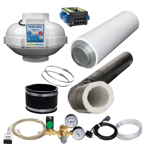 Grow Abluft Set CO2 silent EC-TC 1150m³/h kaufen