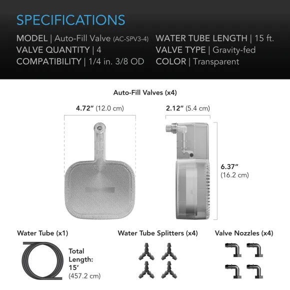 AC Infinity Nachfüll-Ventil Selbstbewässerung kaufen