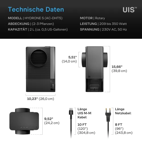 AC Infinity Hydrone 5 Pflanzen Entfeuchter kaufen (BWare)