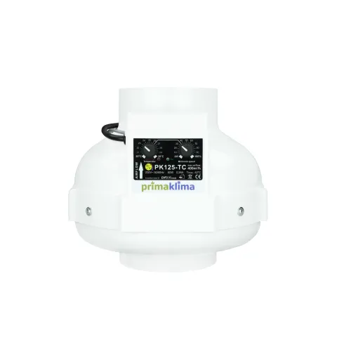 PRIMA KLIMA FAN TEMP. CONTROLLED 400m³/h 125 mm Flansch