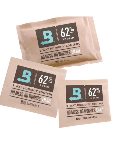 Boveda Hygro-Pack 62% RH different sizes