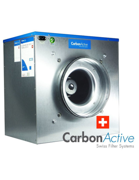 CarbonActive EC Silent Box 3500m³/h 315mm 900 Pa