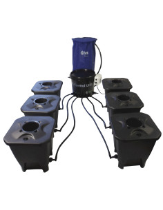 IWS Deep Water Culture System 6 POT incl. flex tank 100l