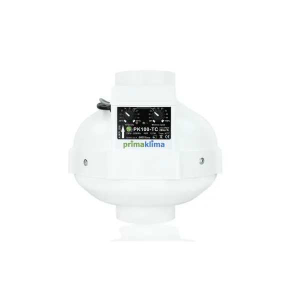 Prima Klima Fan 100, 280m³/h mit Temperatur Controller