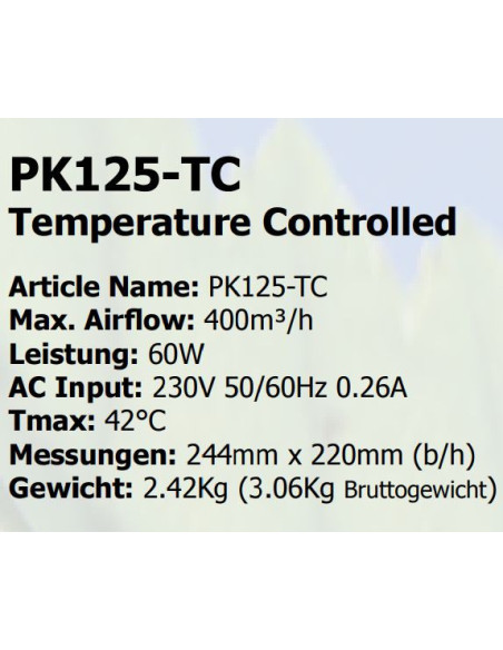 Prima Klima EC-Ventilator 400/450mm 6000m³/h (PK400/450-EC)