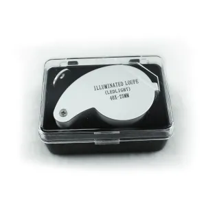 Taifun Taschenlupe LED-Beleuchtung, 40x - 25 mm 2