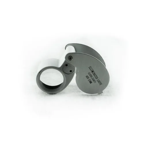 Taifun Taschenlupe LED-Beleuchtung, 40x - 25 mm