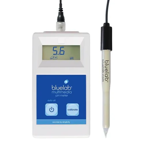 Bluelab Multimedia pH Meßgerät für Substrate und Nährlösungen, mit LeapTM Sonde
