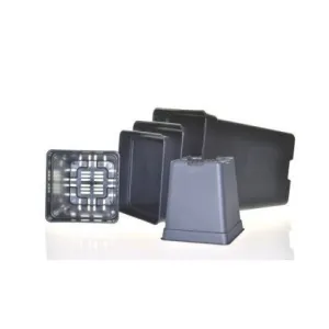 9 L Vierecktopf Set mit Untersetzer