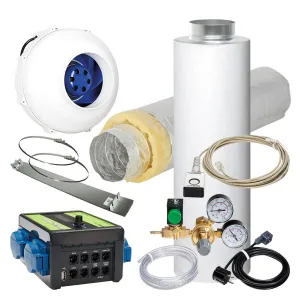 Longlife Set 125er CO2 Carbocone Supersilent TC 800