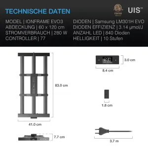 AC Infinity IONFRAME EVO3 280W Grow-LED kaufen 2