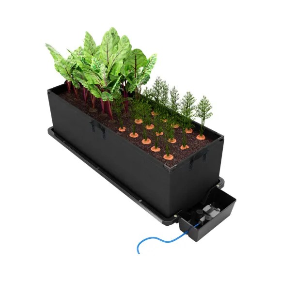 So sieht der Planter im Tray 2Growaus (Tray nicht im Lieferumfang!)